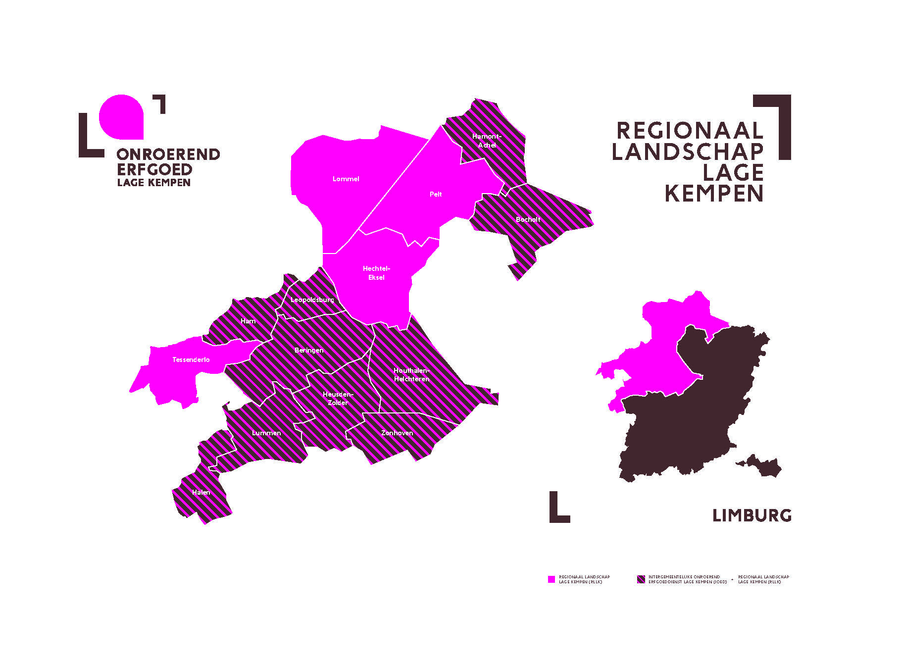 Streekkaart IOED Lage Kempen