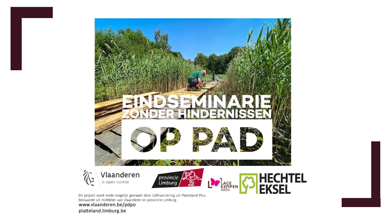 presentatie eindseminarie Zonder hindernissen samen op het pad